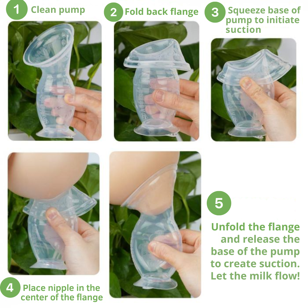 Manual Breast Pump with Lid