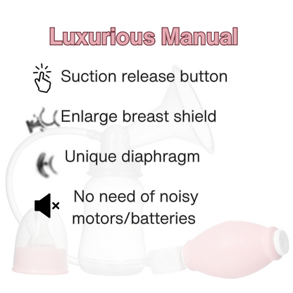 Hospital manual breast pump